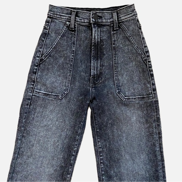 Mother The Wrapper Patch Springy Ankle Jeans in Train Wreck Size 23 - Picture 5 of 16